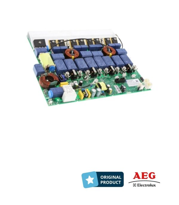 AEG HOB IKE95474XB Power Electronic Board, 
Brand: AEG INDUCTION HOB ELECTROLUX
Brand Genuine Code:
ELECTROLUX (982140111219123)